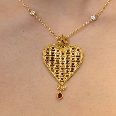 Erzulie's Divine Love Pendant Gold Vermeil