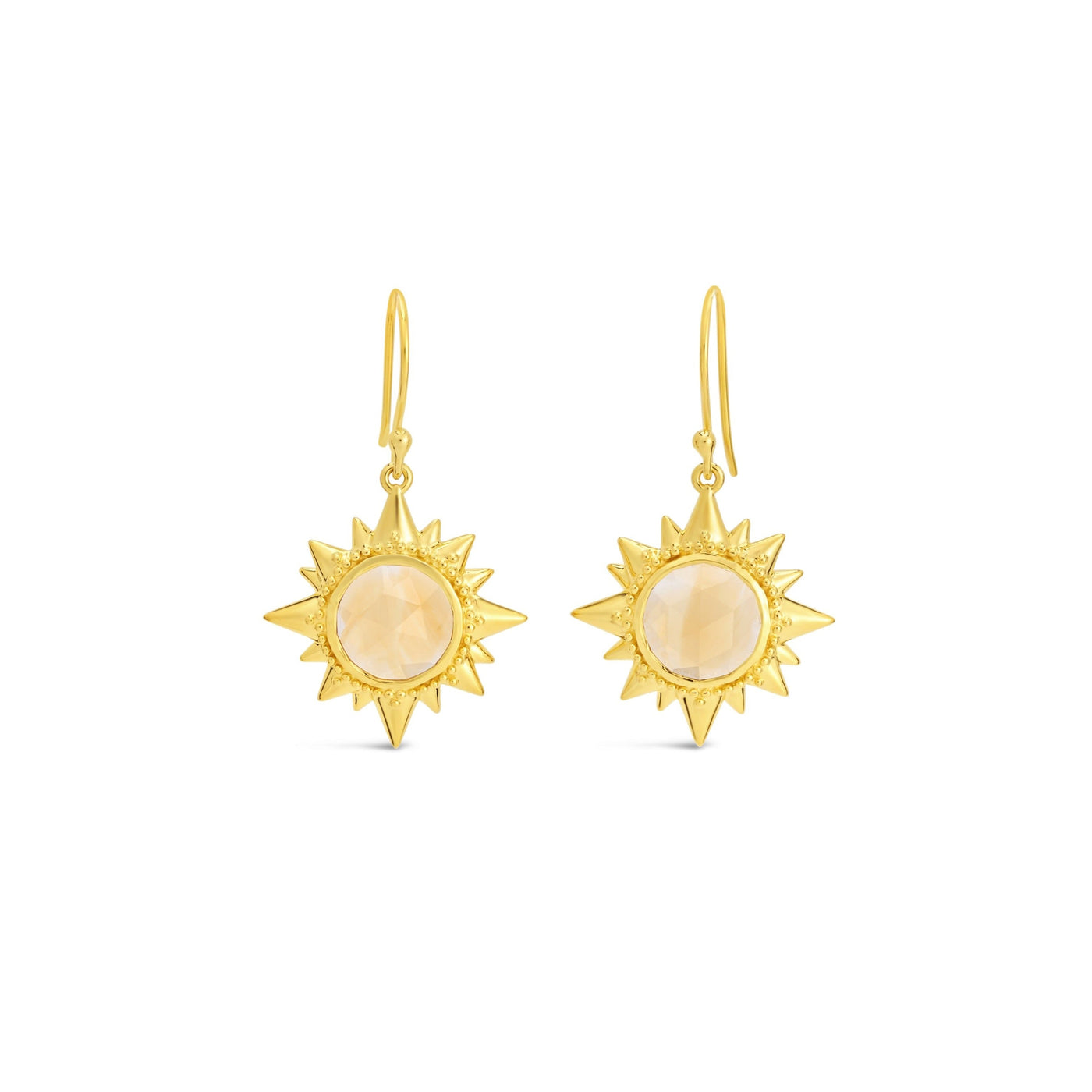 El Sol Precioso Earrings Gold Vermeil