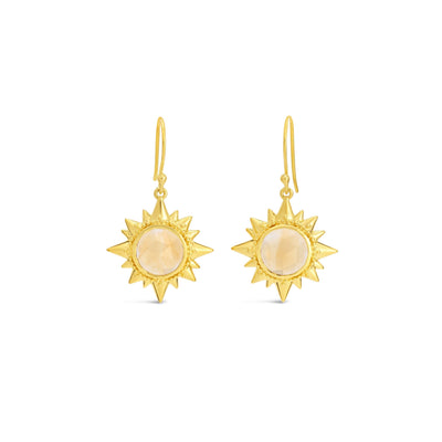 El Sol Precioso Earrings Gold Vermeil