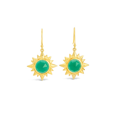 El Sol Precioso Earrings Gold Vermeil