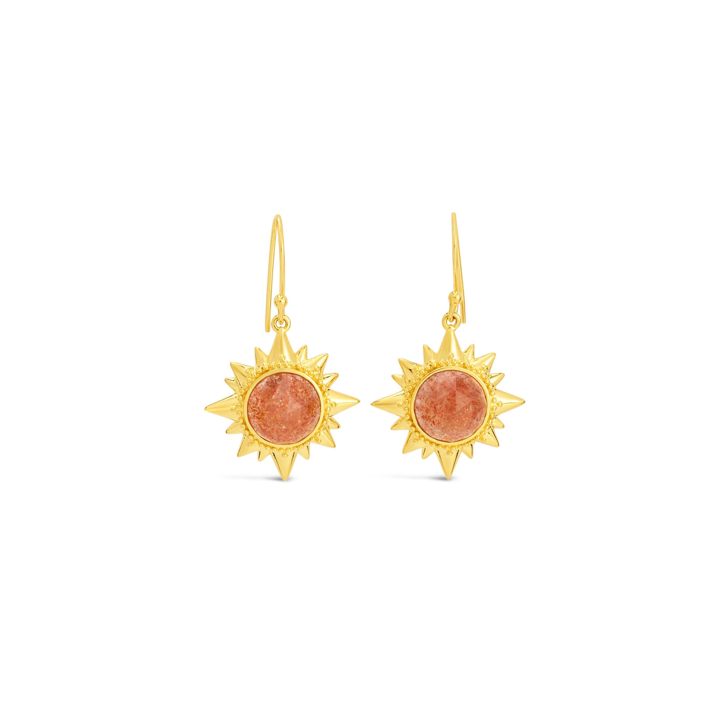 El Sol Precioso Earrings Gold Vermeil