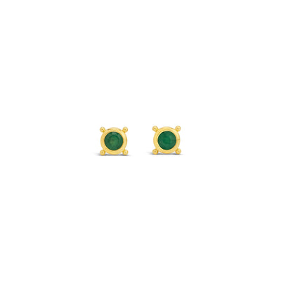 Stellar Gem Studs Gold Vermeil