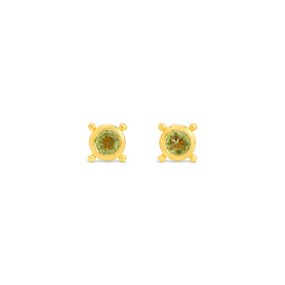 Stellar Gem Studs Gold Vermeil