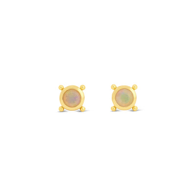 Stellar Gem Studs Gold Vermeil