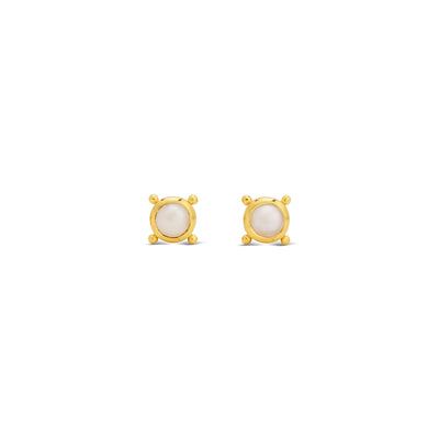 Stellar Gem Studs Gold Vermeil