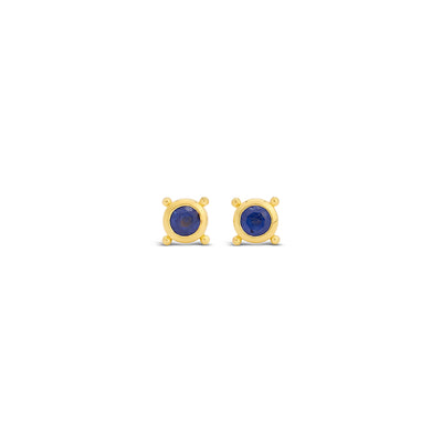 Stellar Gem Studs Gold Vermeil