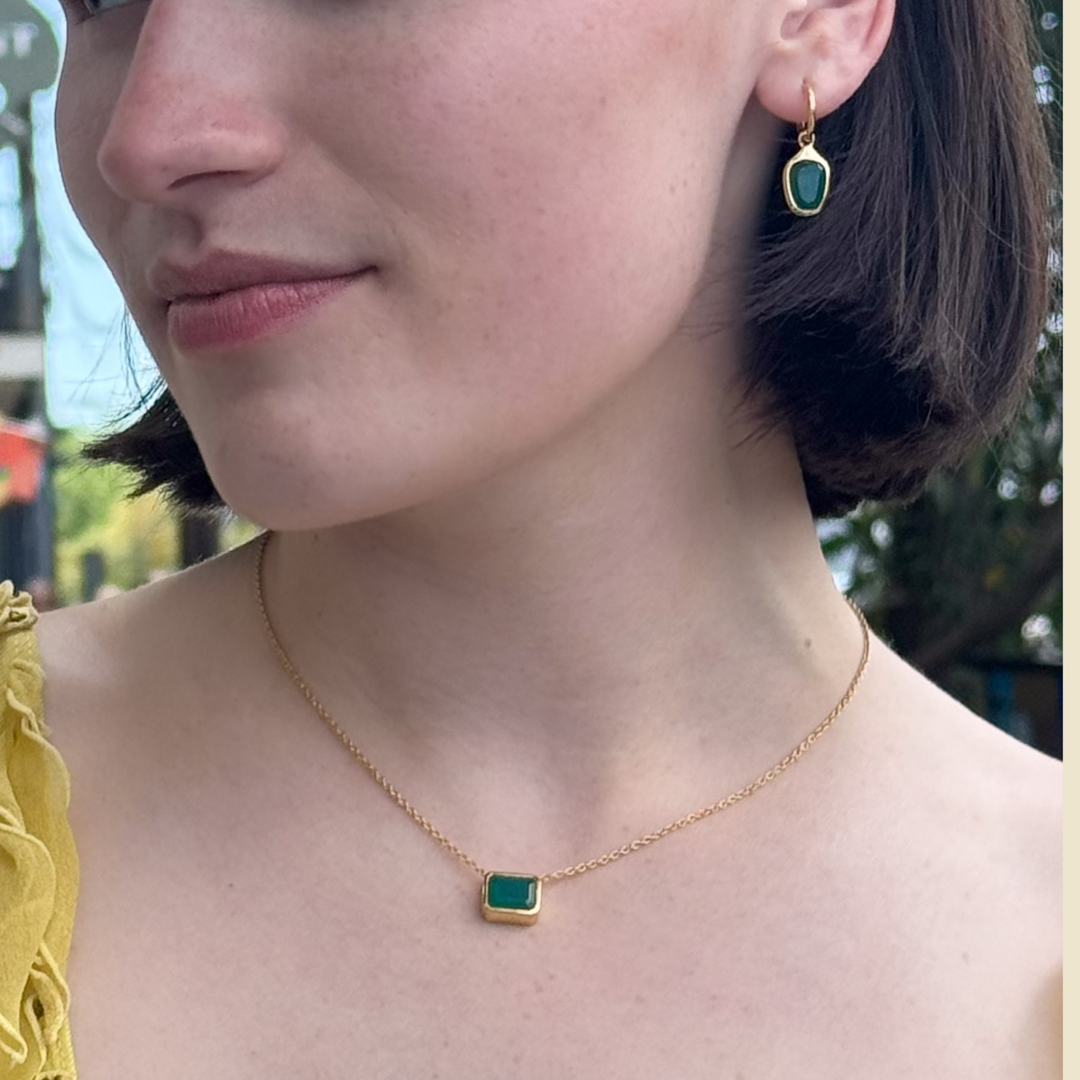 アメリ JASMINE BIJOUX KNIT グリーン Andie Charm - Green Onyx – Harvest
