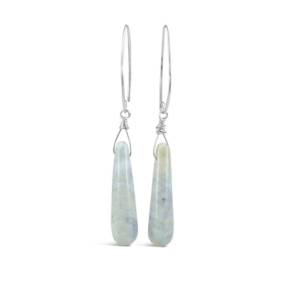 Mayan Jade Short Droplet Earrings