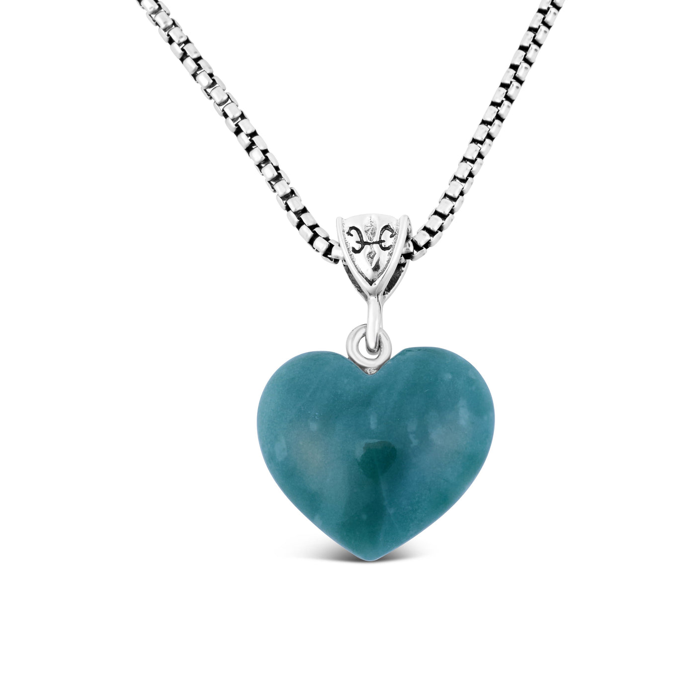 Heart of Mayan Jade Pendant