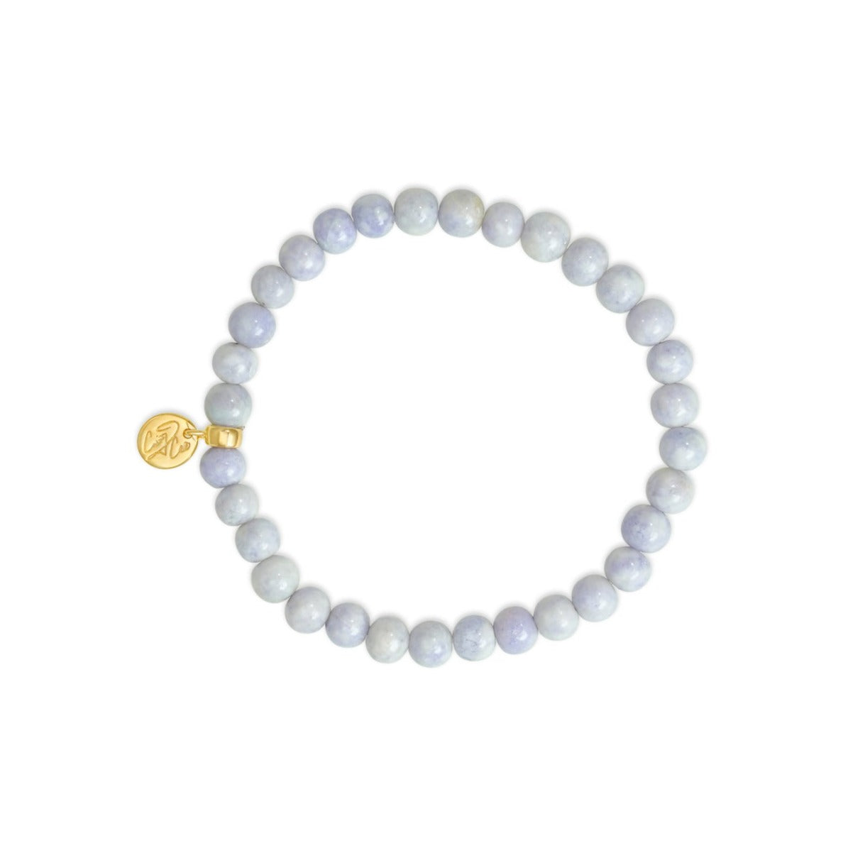 Lilac Lavender Mayan Jade Signature Stretch Bracelet