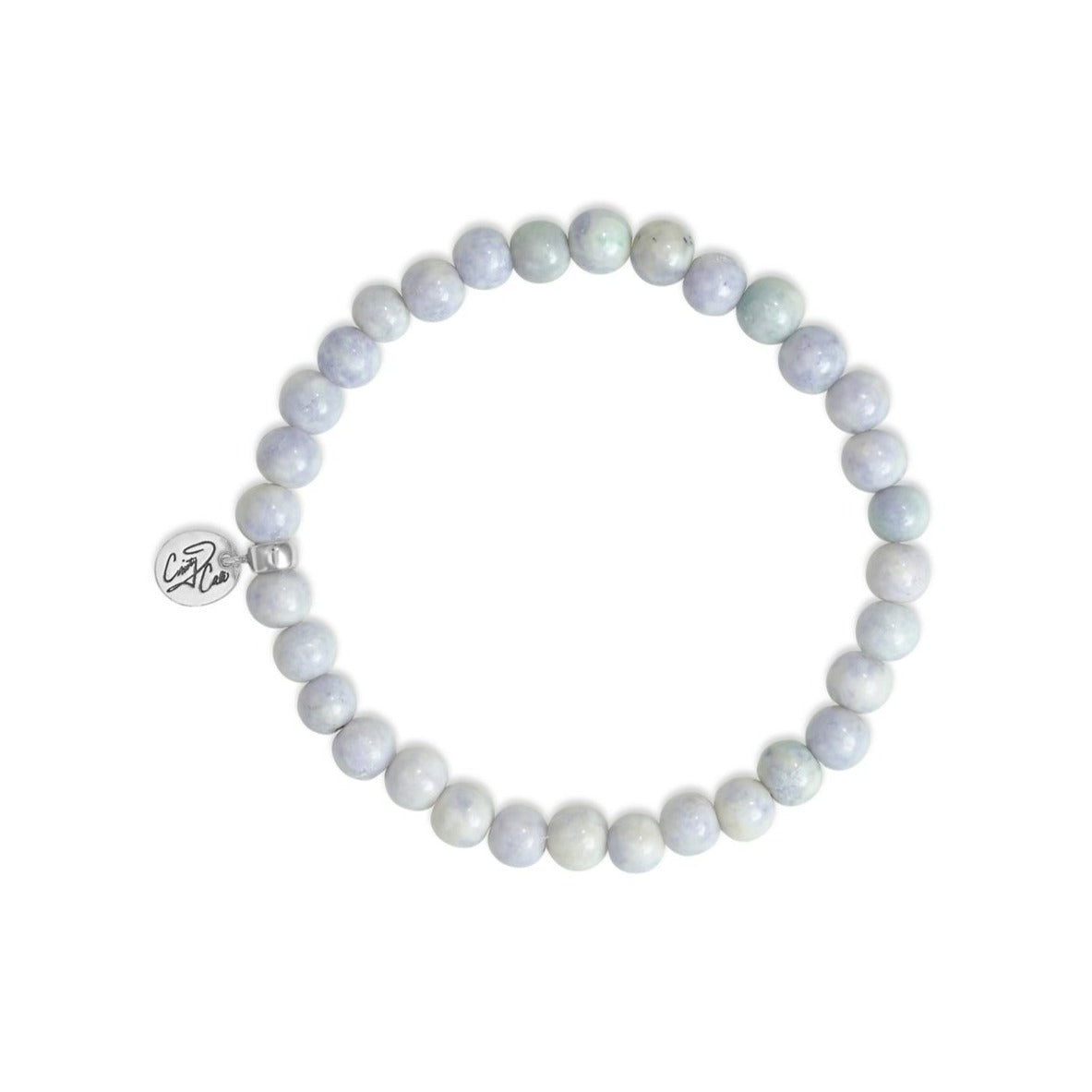 Lilac Lavender Mayan Jade Signature Stretch Bracelet