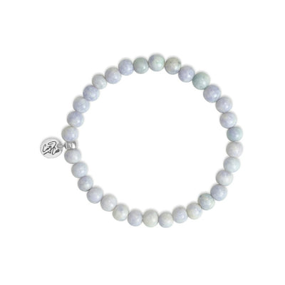 Lilac Lavender Mayan Jade Signature Stretch Bracelet