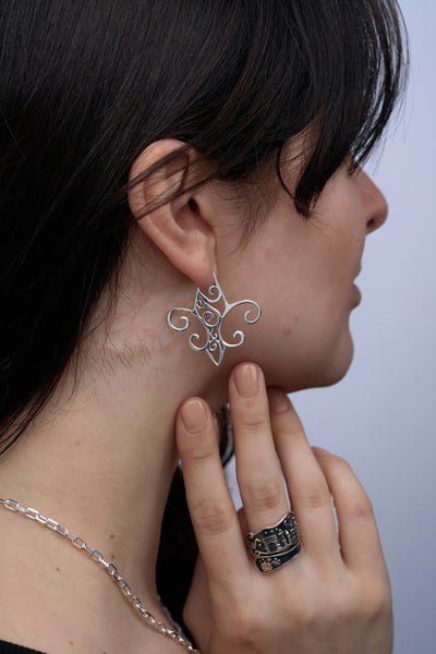 Lola Ironworks Fleur de Lis Earrings