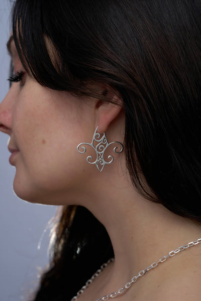 Lola Ironworks Fleur de Lis Earrings
