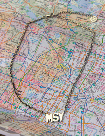 MSY International Airport Necklace