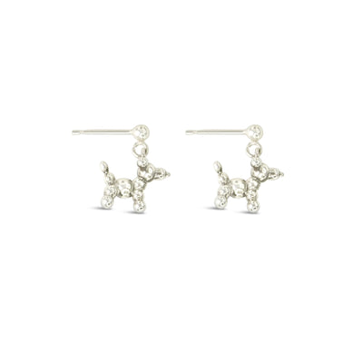 Mardi Gras Bead Dog Earrings PREORDER