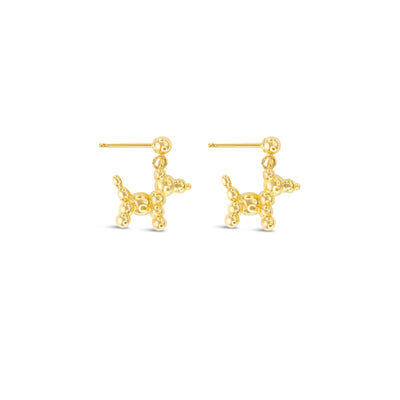 Mardi Gras Bead Dog Earrings PREORDER