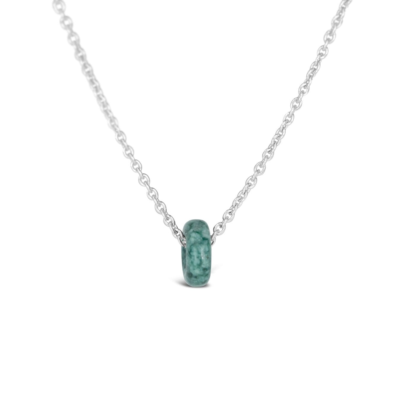 Mayan Torus Jaguar Jade Signature Necklace