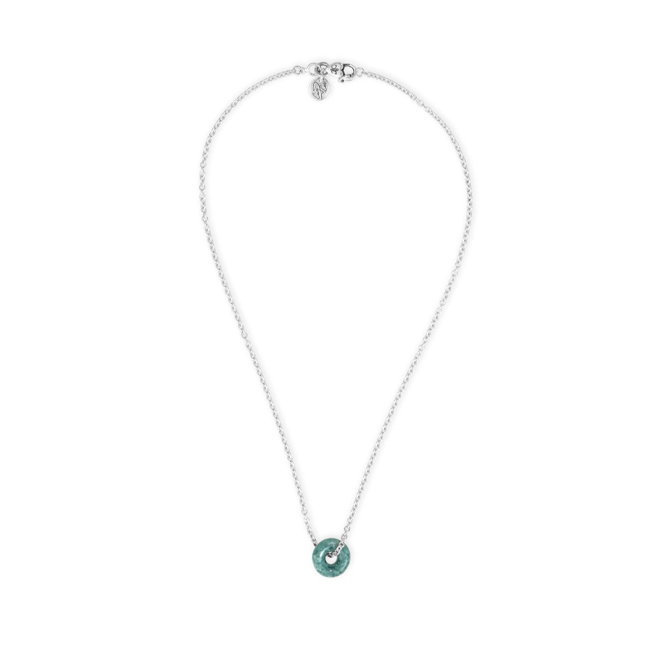 Mayan Torus Jaguar Jade Signature Necklace