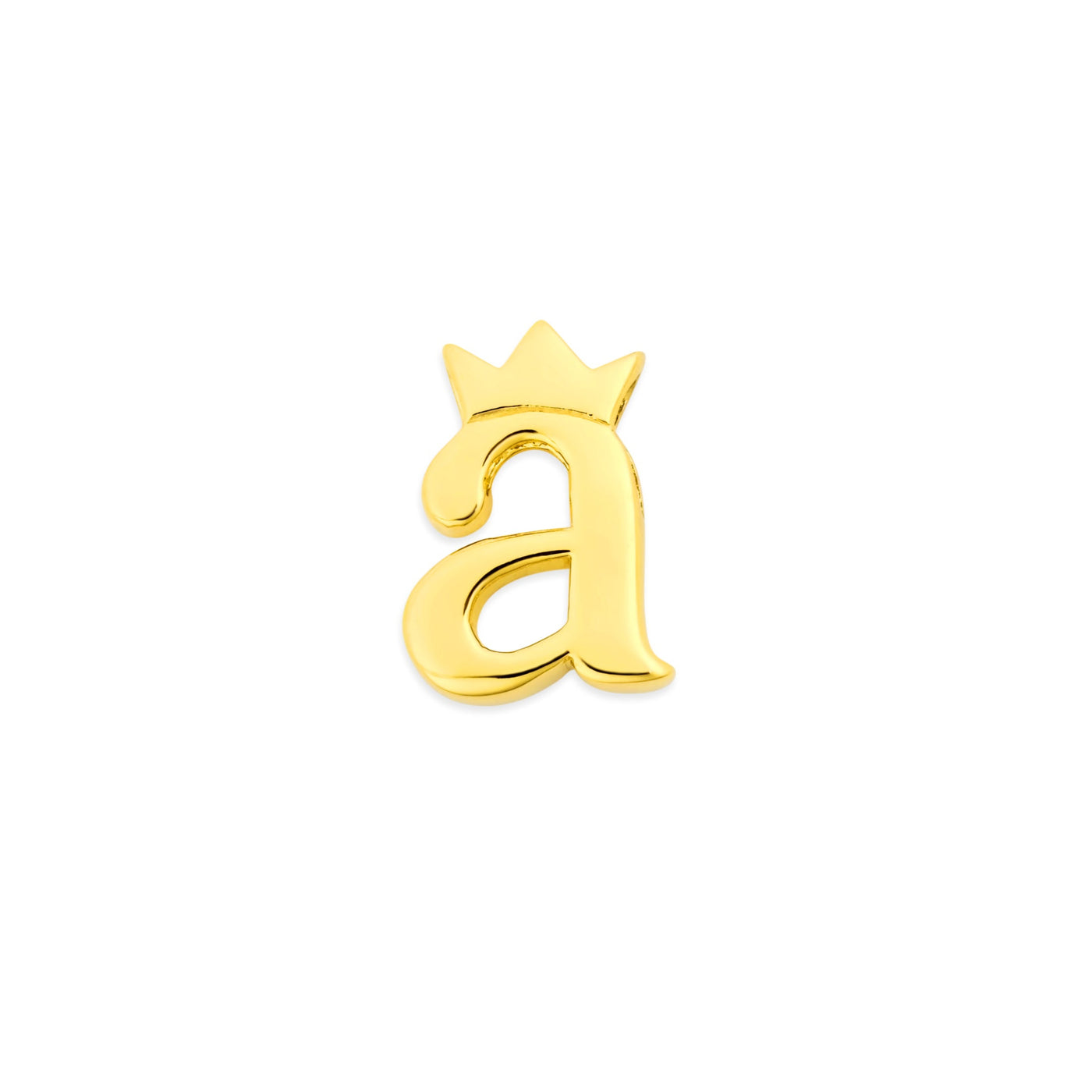 Mini Royal Initial Charm Gold Vermeil