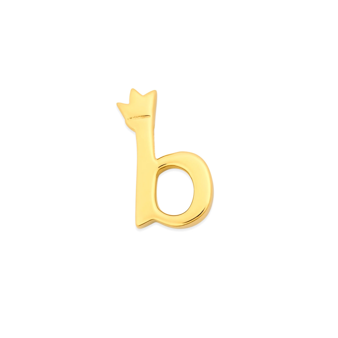 Mini Royal Initial Charm Gold Vermeil