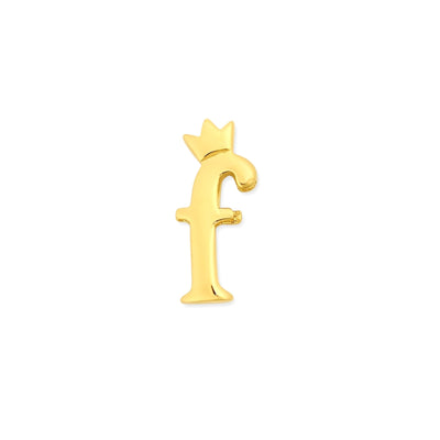 Mini Royal Initial Charm Gold Vermeil