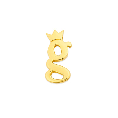 Mini Royal Initial Charm Gold Vermeil