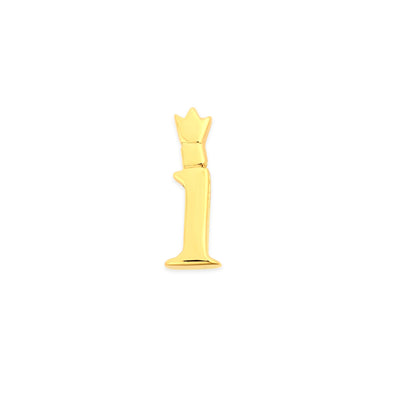 Mini Royal Initial Charm Gold Vermeil