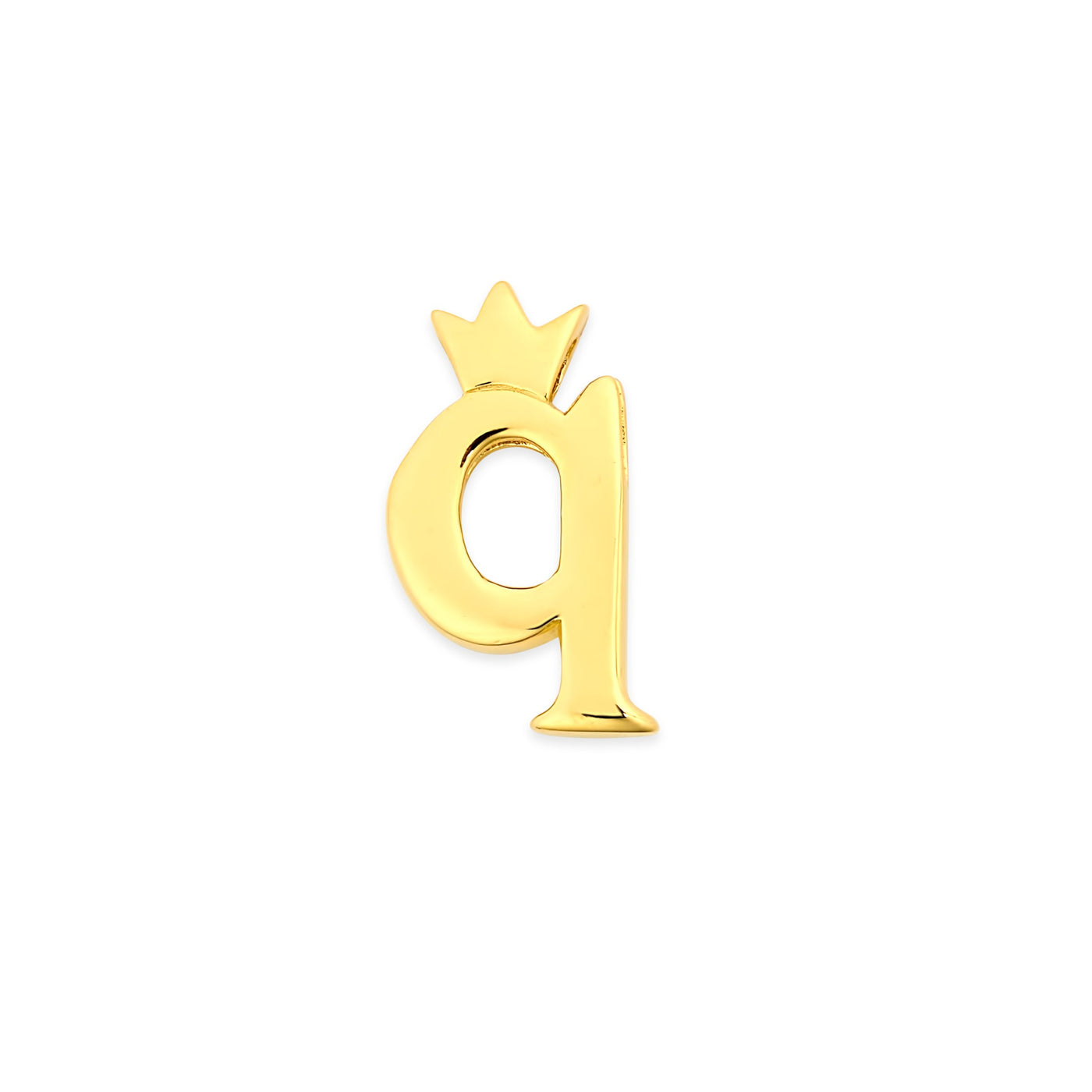 Mini Royal Initial Charm Gold Vermeil