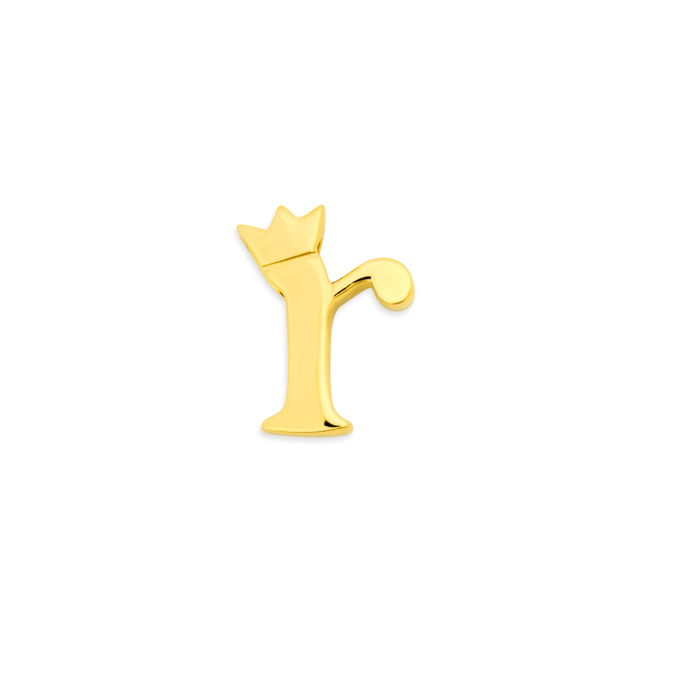 Mini Royal Initial Charm Gold Vermeil