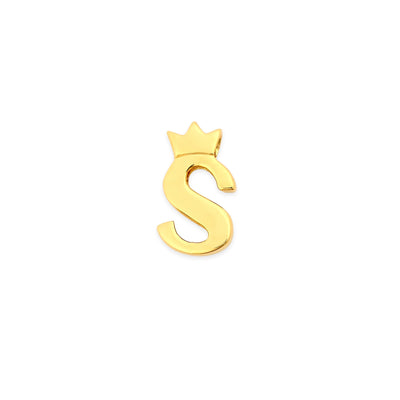 Mini Royal Initial Charm Gold Vermeil