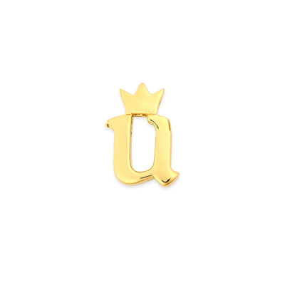 Mini Royal Initial Charm Gold Vermeil