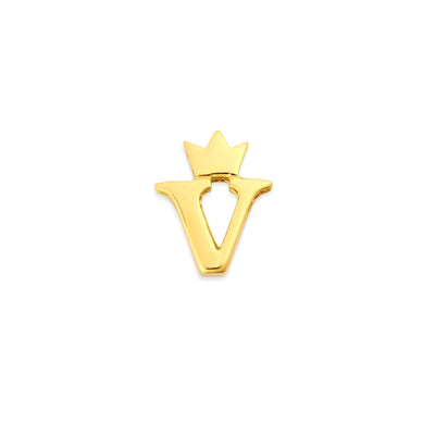 Mini Royal Initial Charm Gold Vermeil