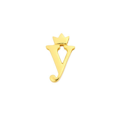 Mini Royal Initial Charm Gold Vermeil