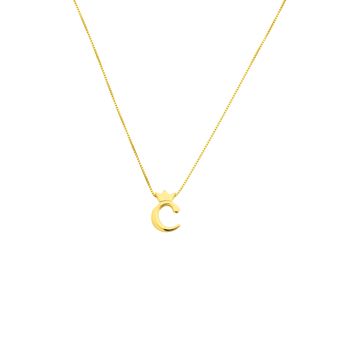 Mini Royal Initial Charm Gold Vermeil