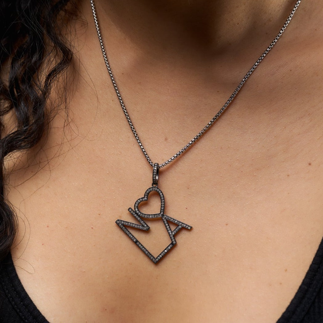 NOLA Love Diamond Pendant