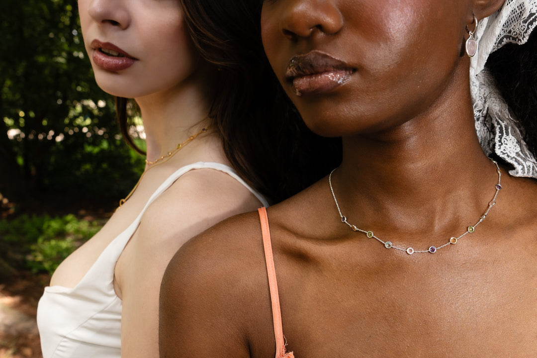 Gemstones 凛 Orbit_Gemstone_Necklace-