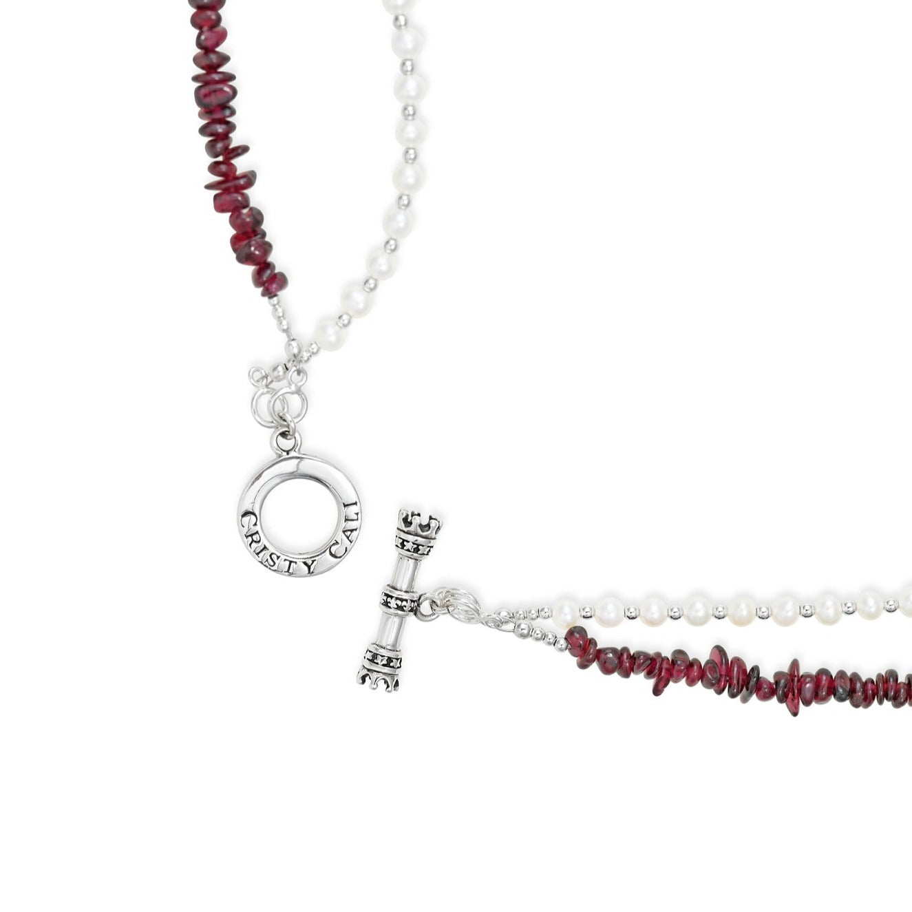 Passion & Grace Duet Signature Toggle Necklace