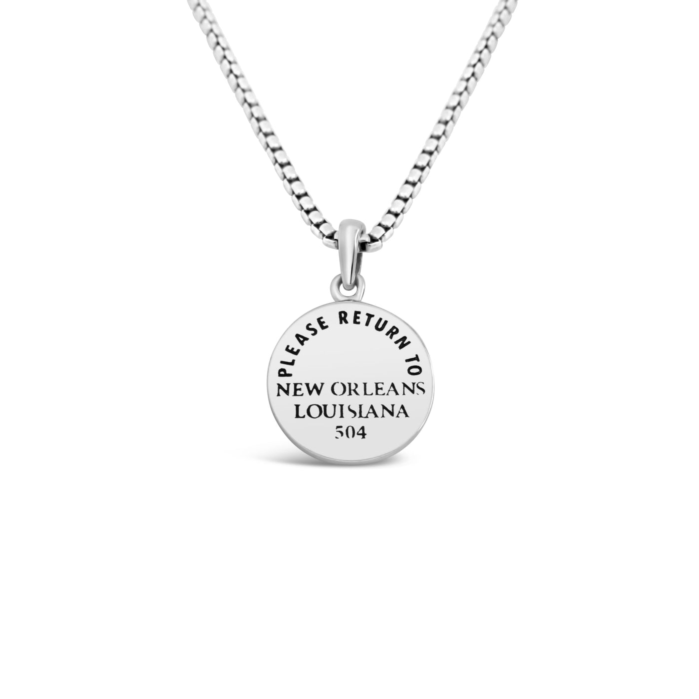 Please Return to New Orleans Round Charm