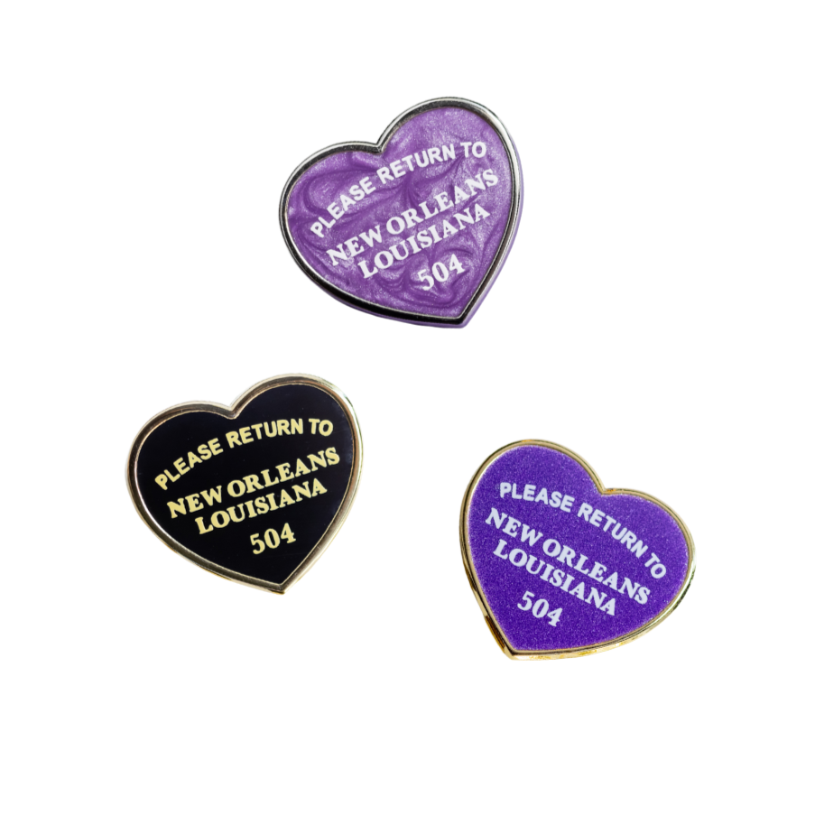 Please Return to New Orleans Enamel Pin