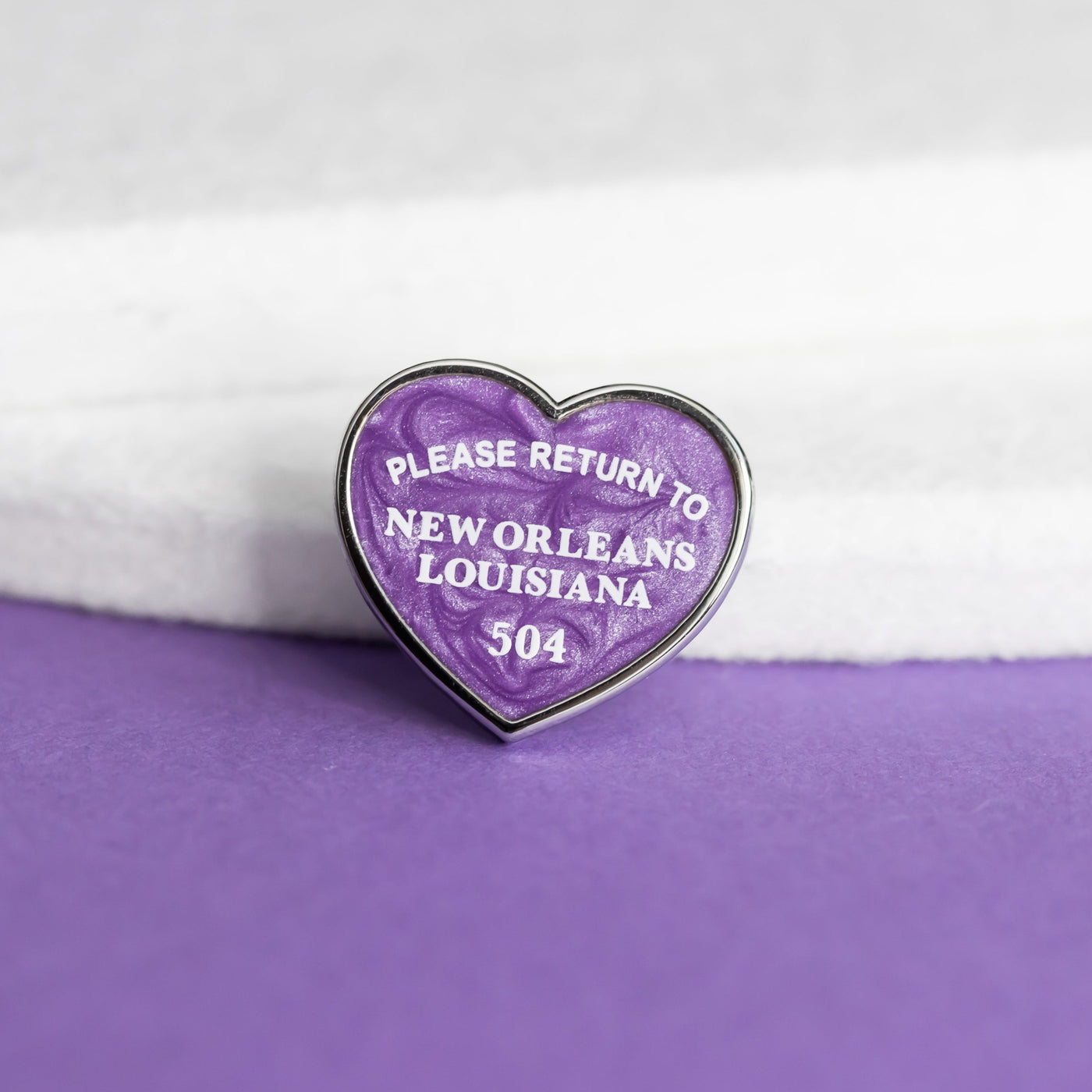 Please Return to New Orleans Enamel Pin