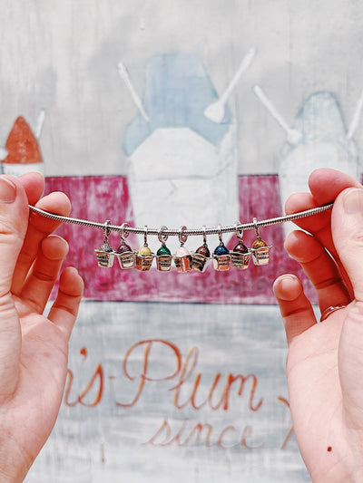 Plum Street Snoball Dangle Couture Charm - AUGUST PREORDER