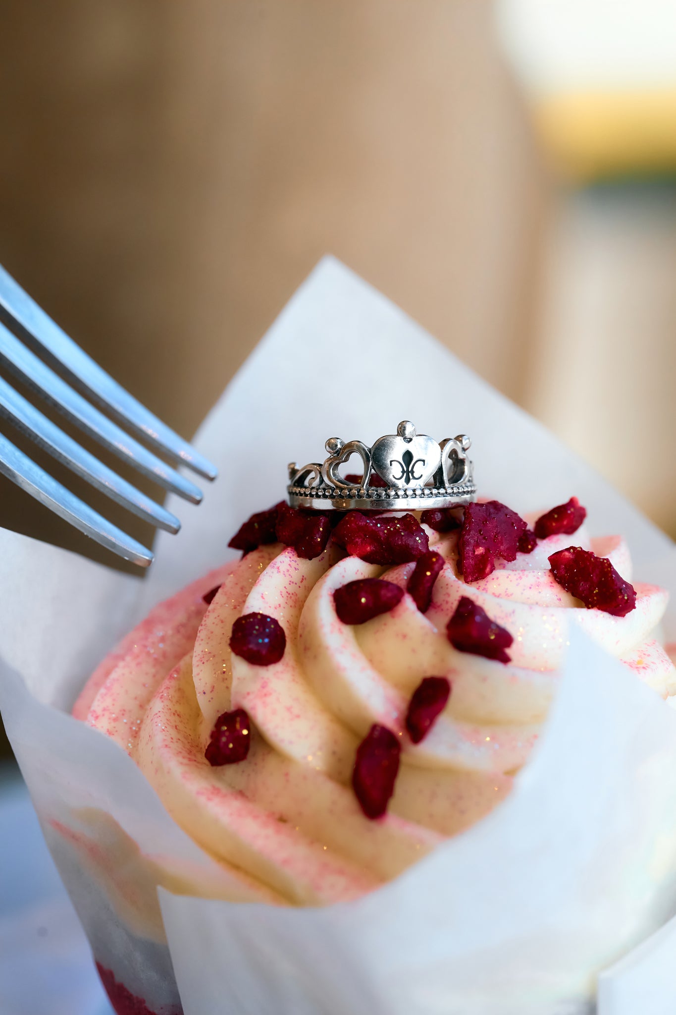 Queen of Hearts Crown Ring