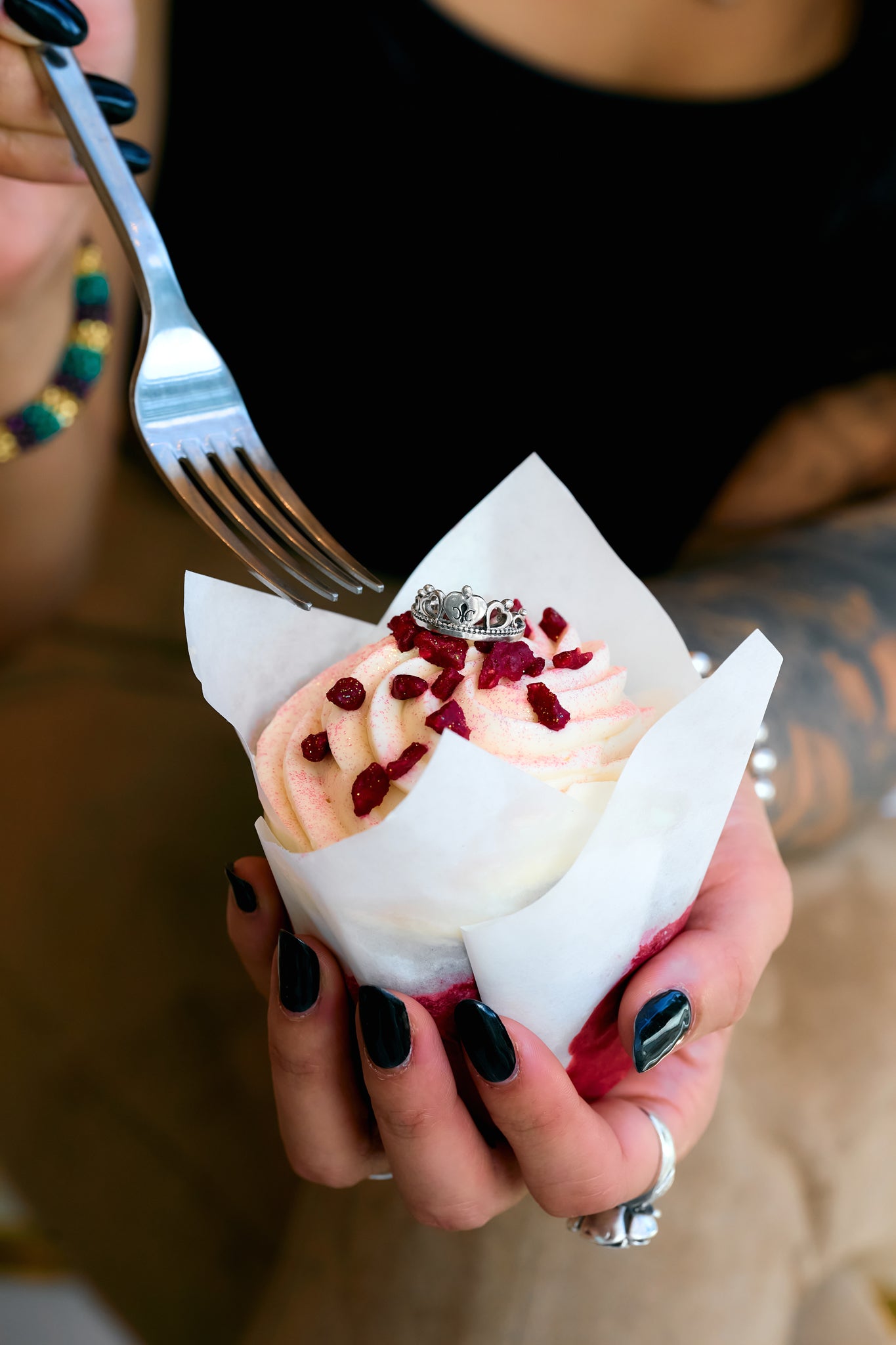 Queen of Hearts Crown Ring