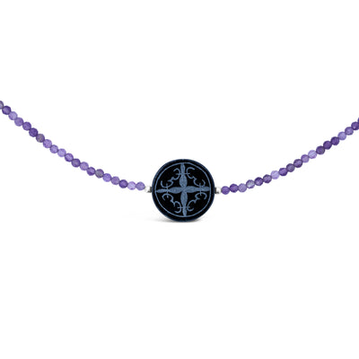 Raven Jade Cali Amulet Signature Amethyst Necklace