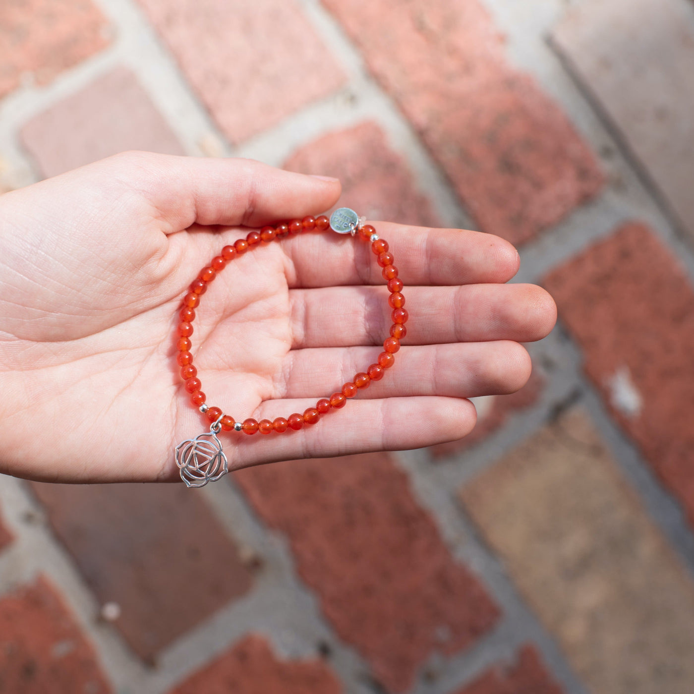 Root Chakra Red Agate Signature Stretch Bracelet