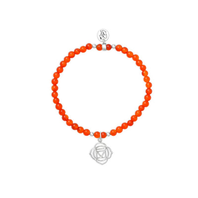 Root Chakra Red Agate Signature Stretch Bracelet