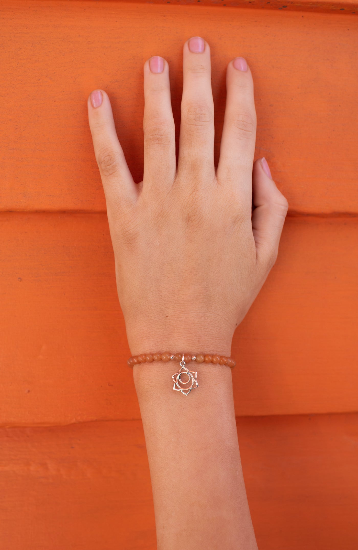 Sacral Chakra Orange Aventurine Signature Stretch Bracelet