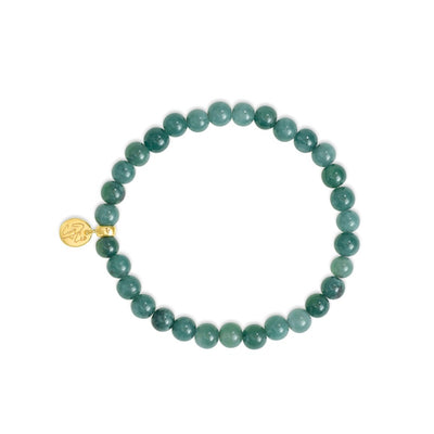 Jaguar Mayan Jade Signature Stretch Bracelet