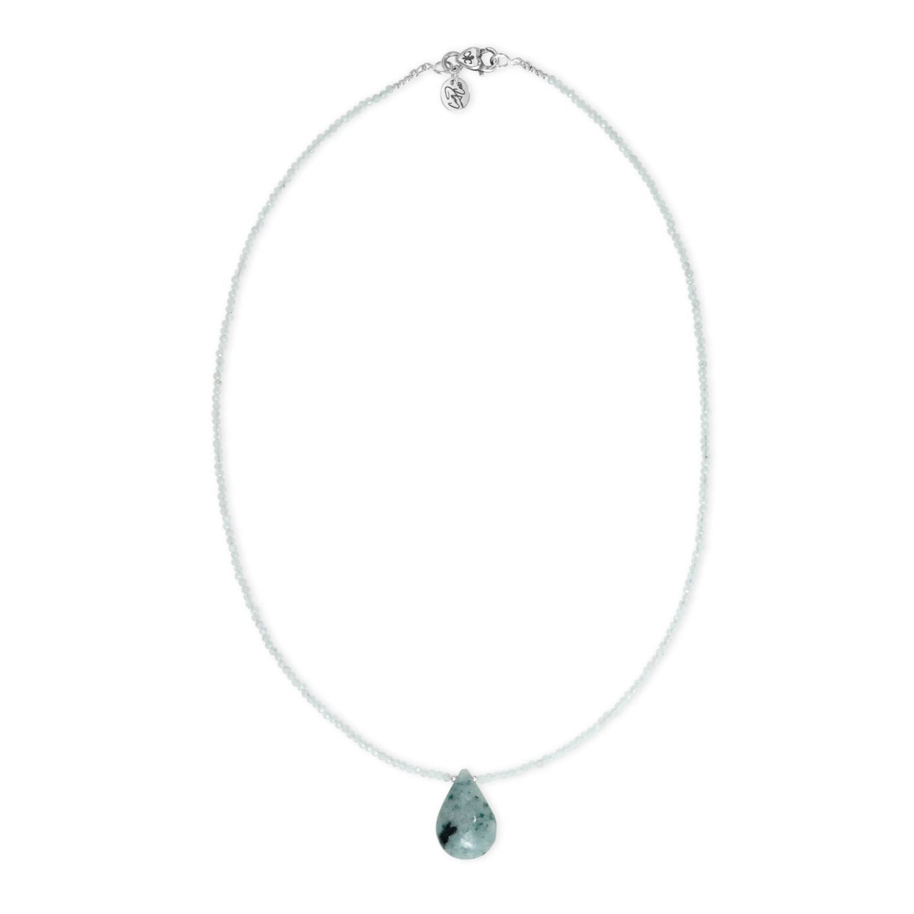 Magic Moonstone & Mayan Jade Signature Necklace